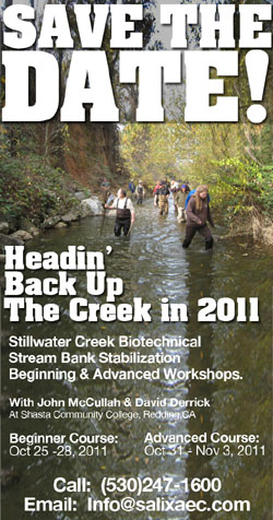 stillwater creek streambank stabilization workshop